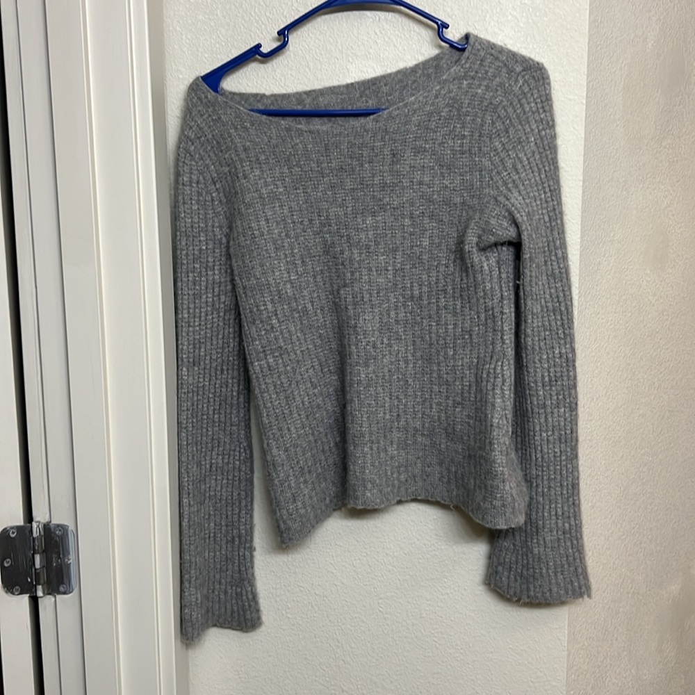 Gray Cashmere Sweater